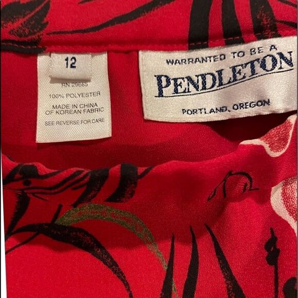 Pendleton Floral Print Midi Skirt - Picture 4 of 4